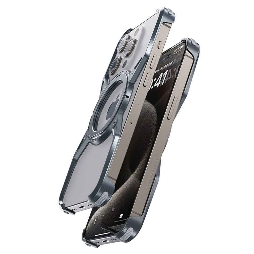 NexTECH® | Boundless Aluminum Alloy Case with 360° Magnetic Kickstand for iPhone