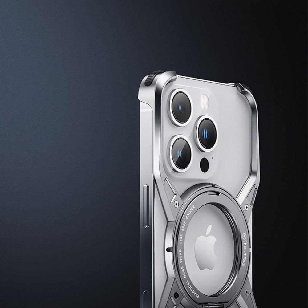 NexTECH® | Boundless Aluminum Alloy Case with 360° Magnetic Kickstand for iPhone