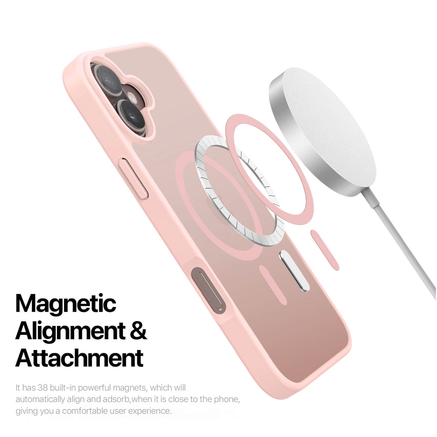 NexTECH® | Shockproof Magnetic Case with Skin-Feel for iPhone 17/16 Series