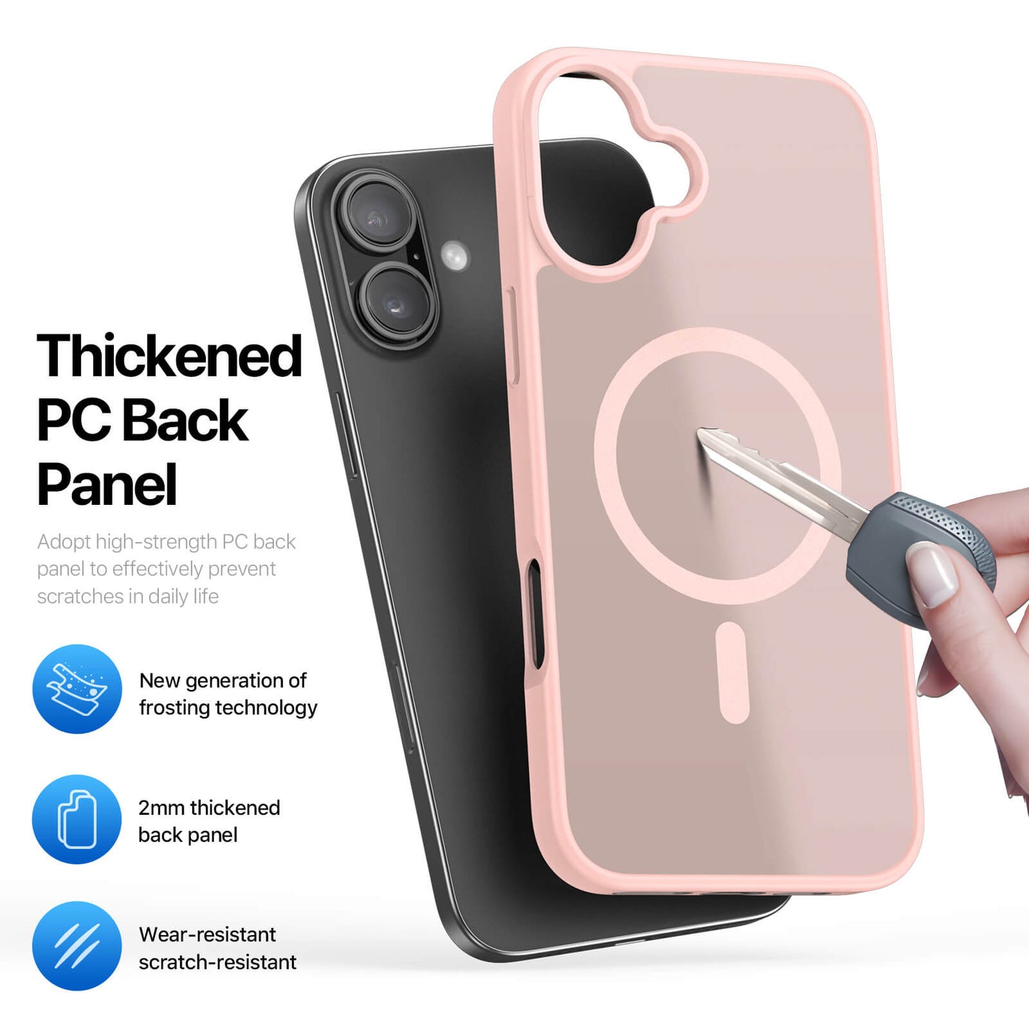NexTECH® | Shockproof Magnetic Case with Skin-Feel for iPhone 17/16 Series