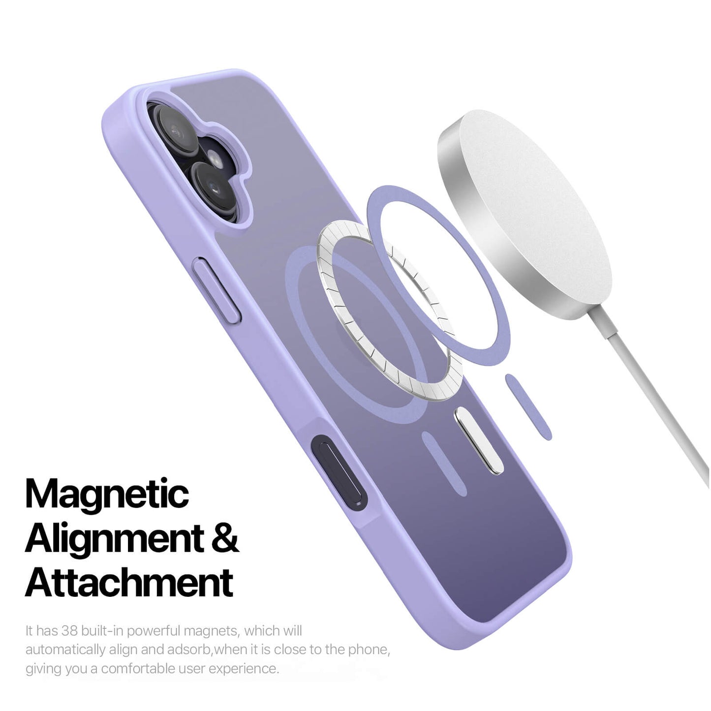 NexTECH® | Shockproof Magnetic Case with Skin-Feel for iPhone 17/16 Series