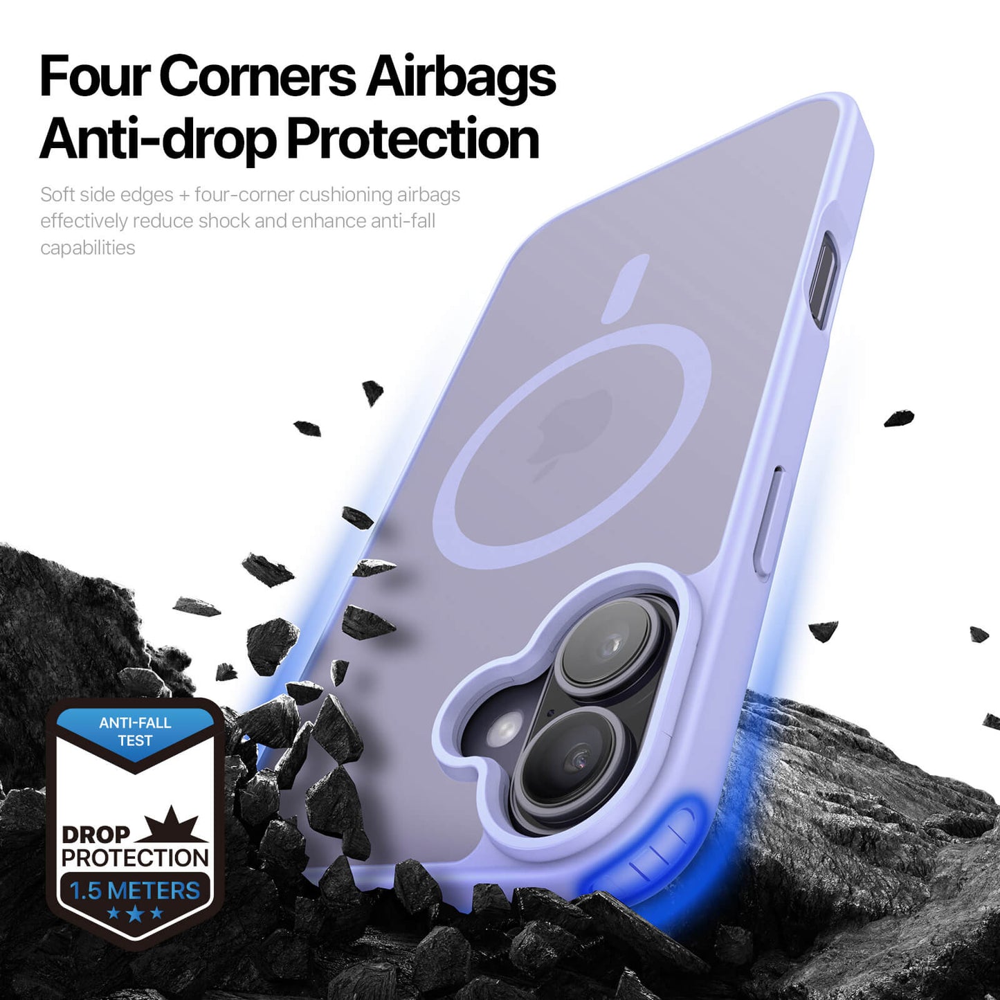 NexTECH® | Shockproof Magnetic Case with Skin-Feel for iPhone 17/16 Series