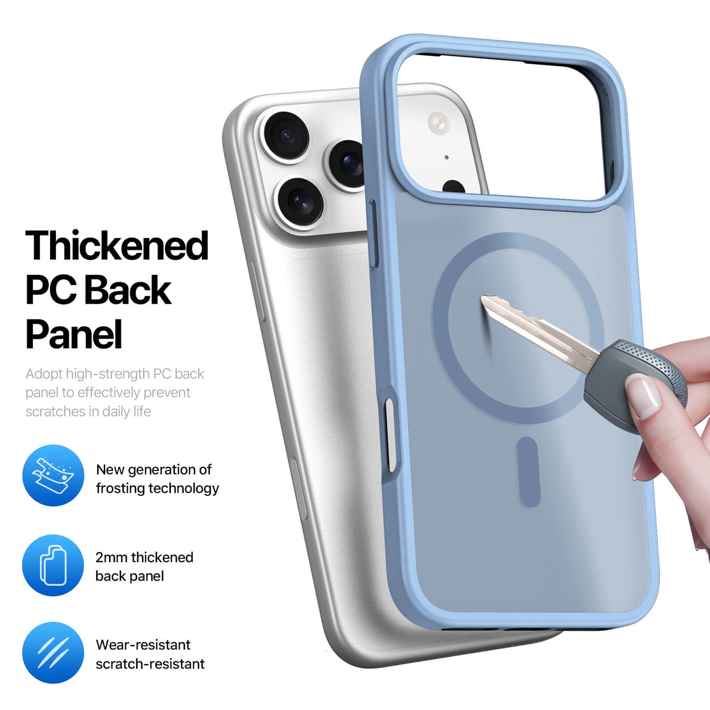 NexTECH® | Shockproof Magnetic Case with Skin-Feel for iPhone 17/16 Series