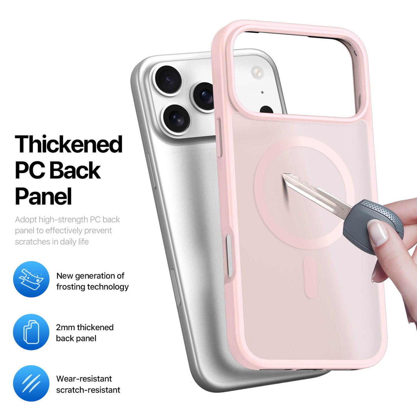 NexTECH® | Shockproof Magnetic Case with Skin-Feel for iPhone 17/16 Series