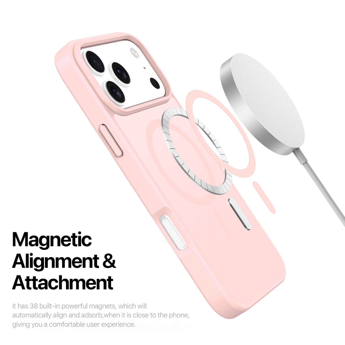 NexTECH® | Shockproof Magnetic Case with Skin-Feel for iPhone 17/16 Series