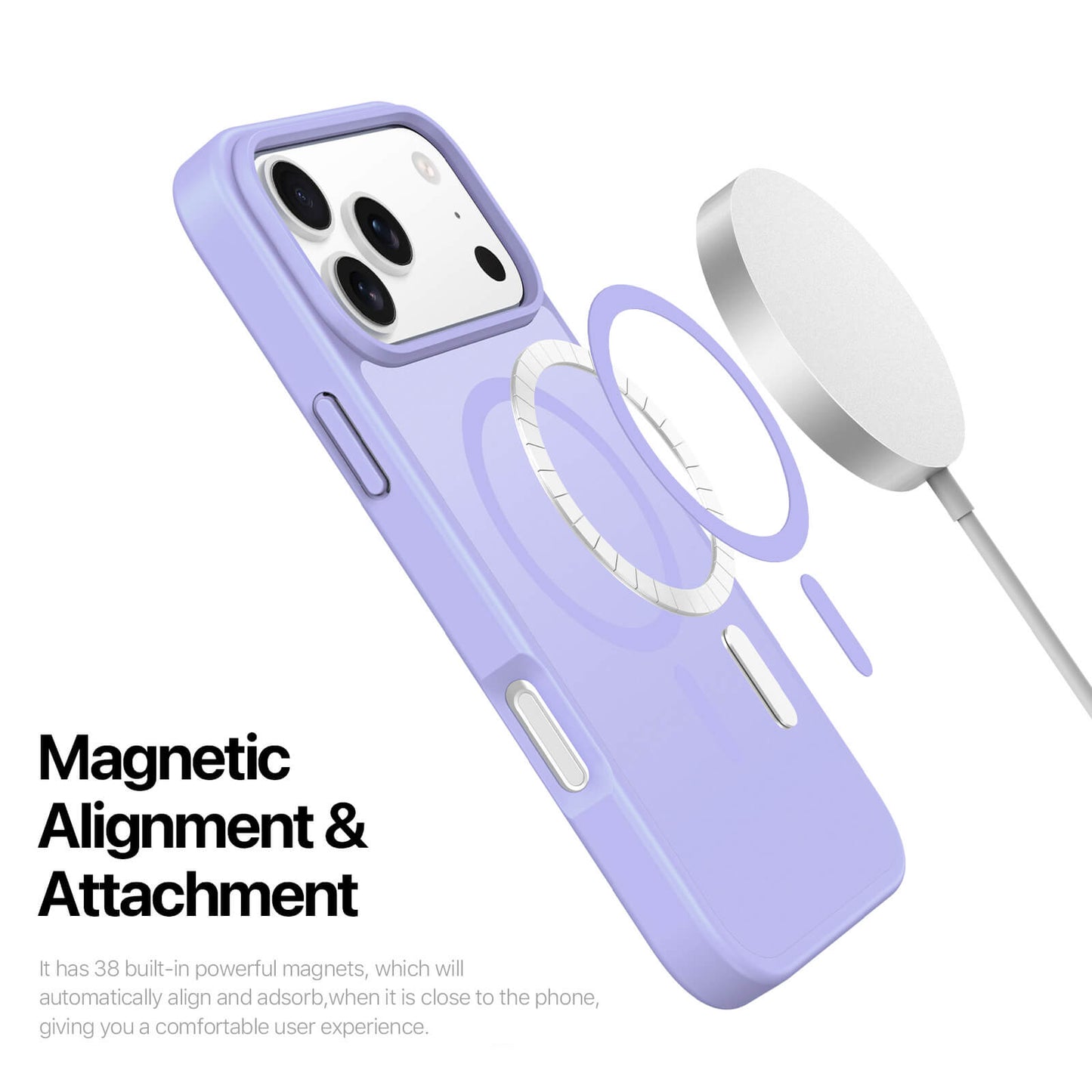NexTECH® | Shockproof Magnetic Case with Skin-Feel for iPhone 17/16 Series