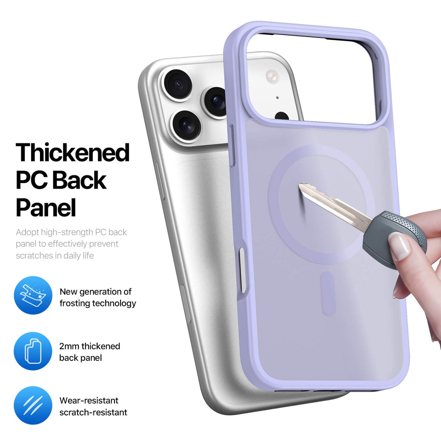 NexTECH® | Shockproof Magnetic Case with Skin-Feel for iPhone 17/16 Series