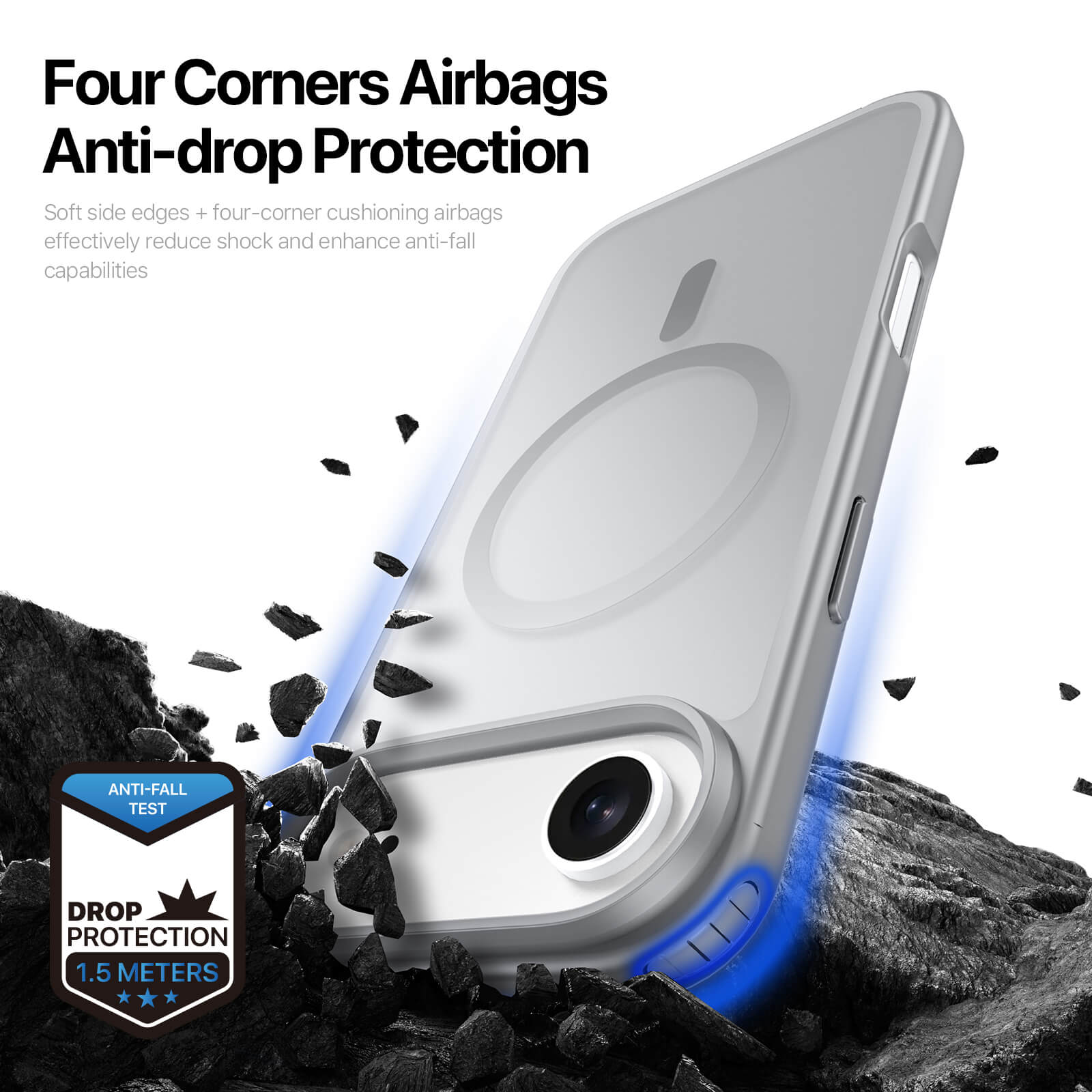 NexTECH® | Shockproof Magnetic Case with Skin-Feel for iPhone 17/16 Series - NexTECH - iPhone 17