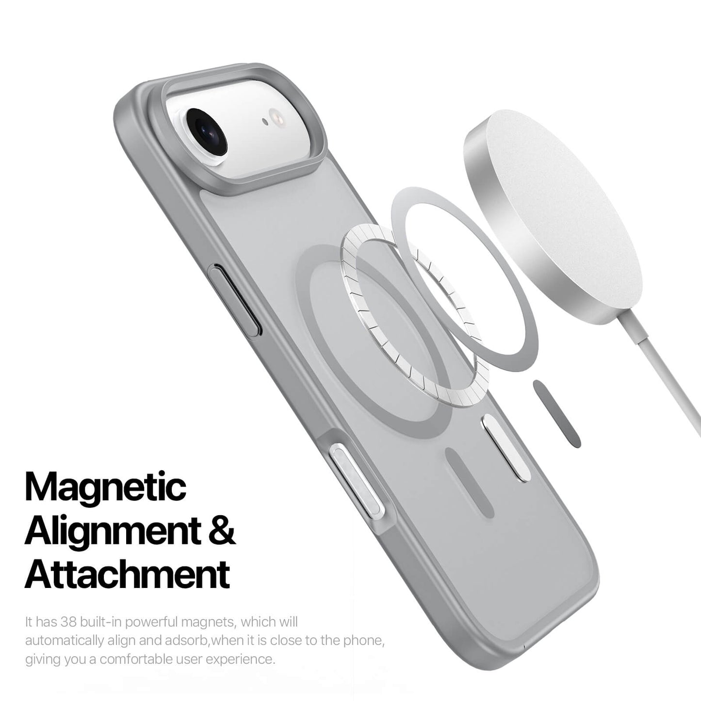 NexTECH® | Shockproof Magnetic Case with Skin-Feel for iPhone 17/16 Series