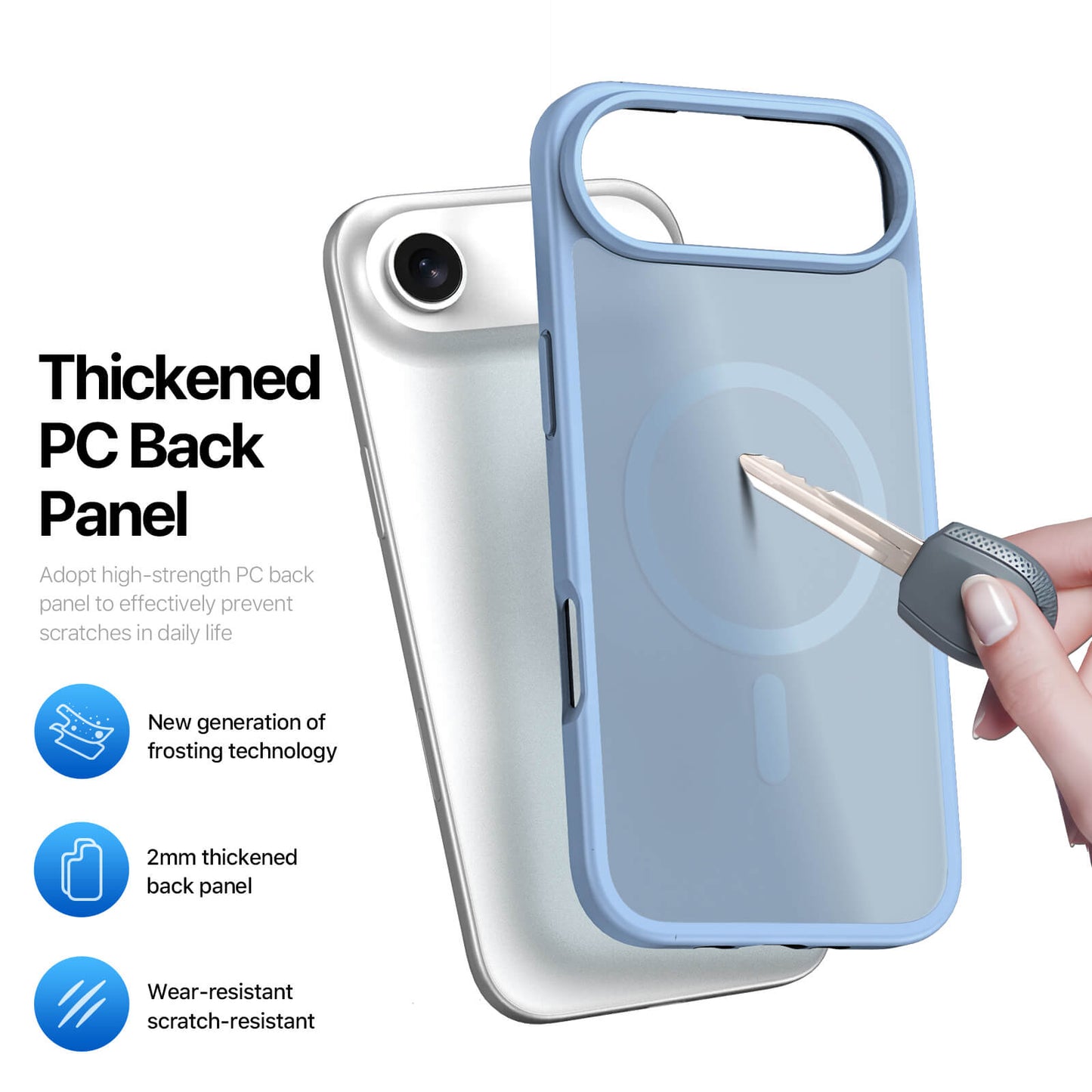 NexTECH® | Shockproof Magnetic Case with Skin-Feel for iPhone 17/16 Series