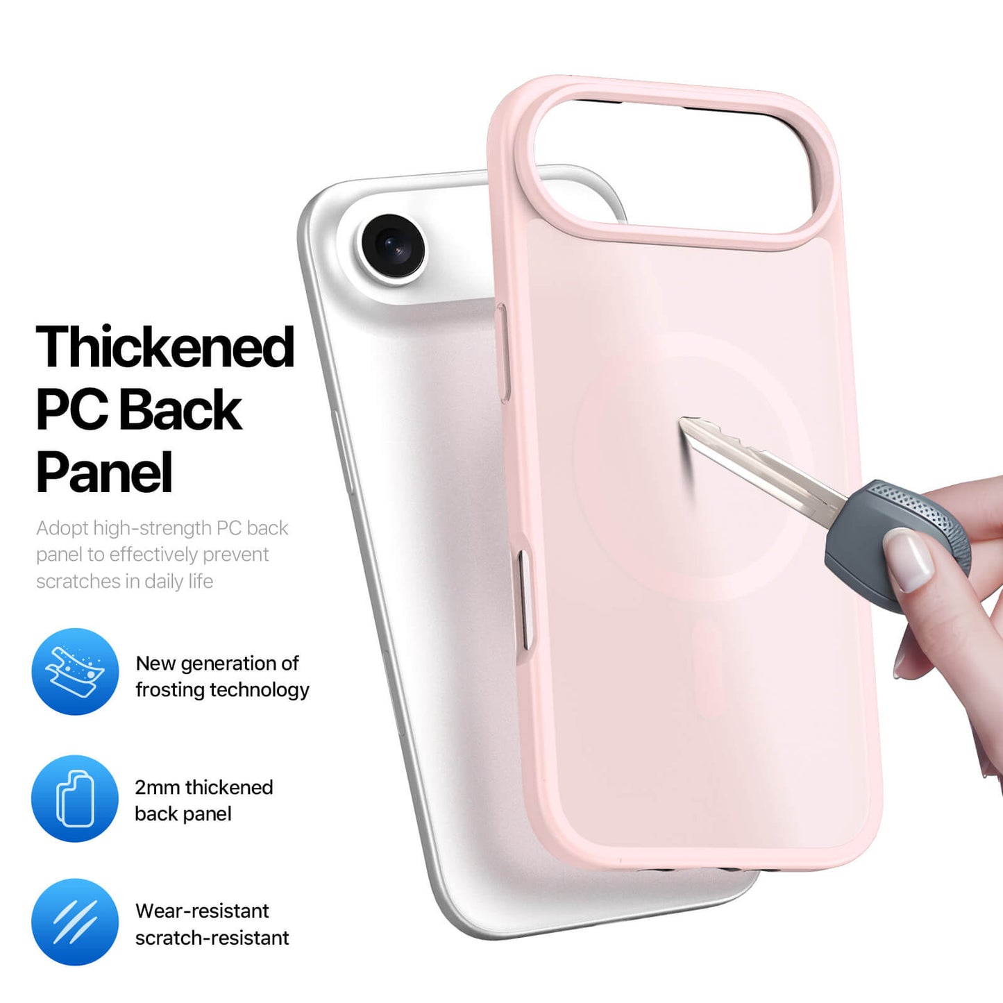 NexTECH® | Shockproof Magnetic Case with Skin-Feel for iPhone 17/16 Series