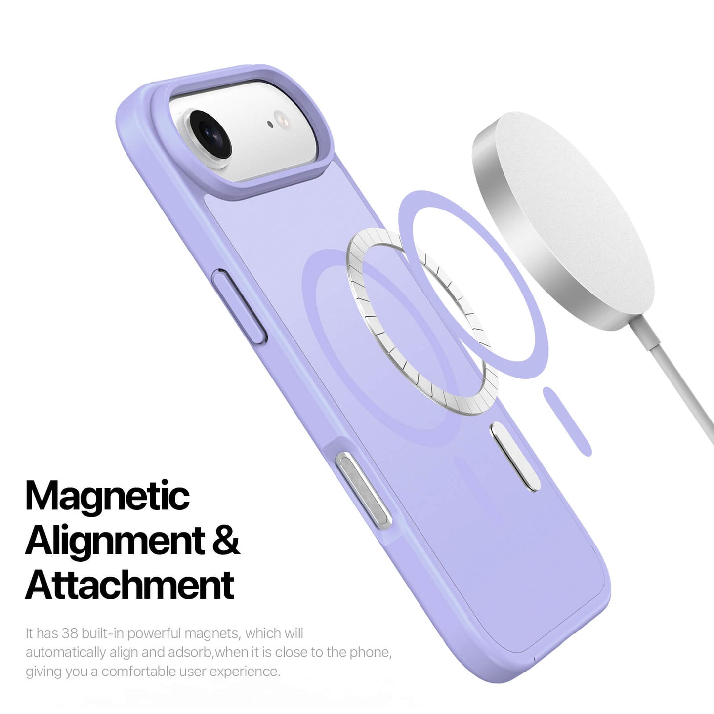 NexTECH® | Shockproof Magnetic Case with Skin-Feel for iPhone 17/16 Series