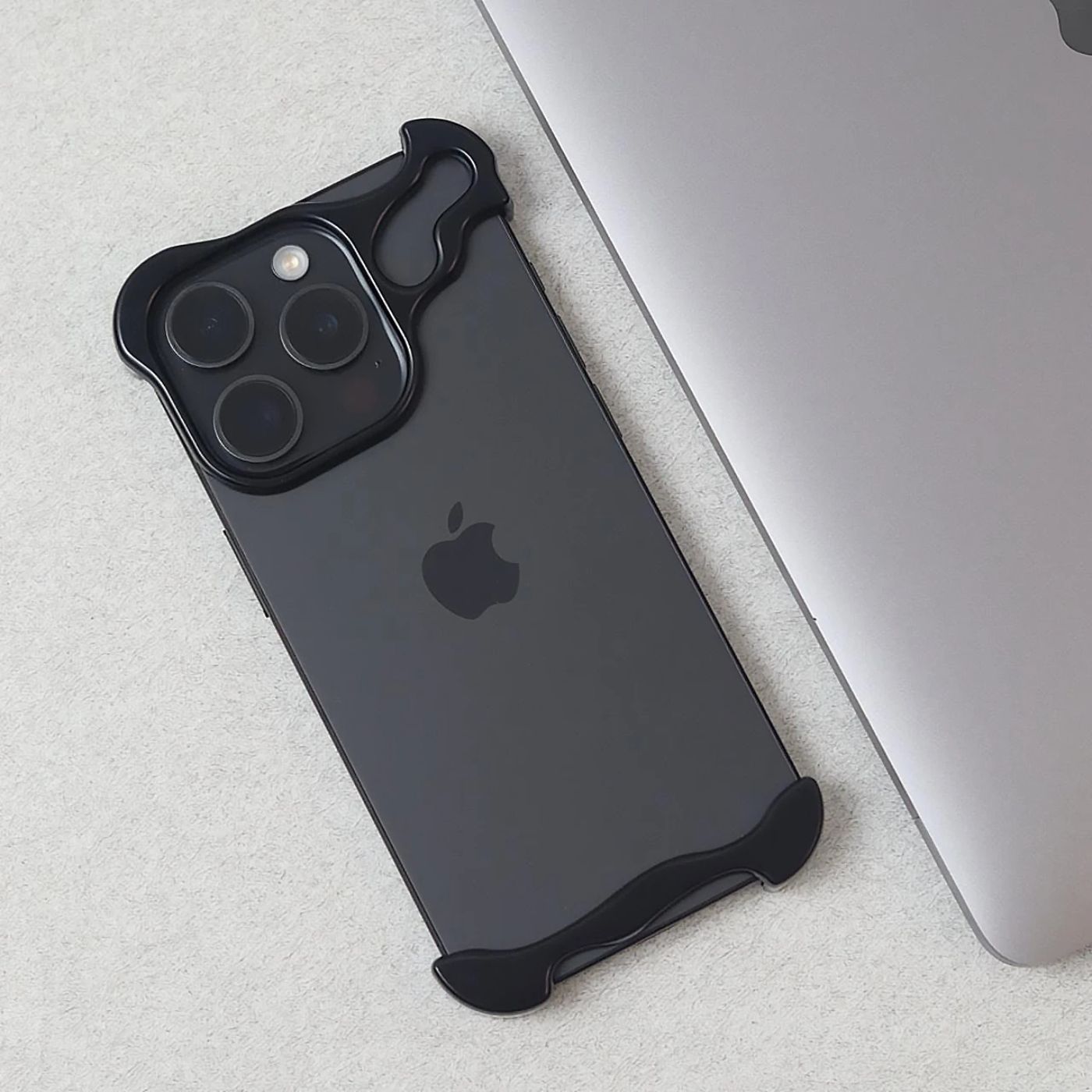 NexTECH® | Bezel-less Shockproof Case with Metallic Protection for iPhone