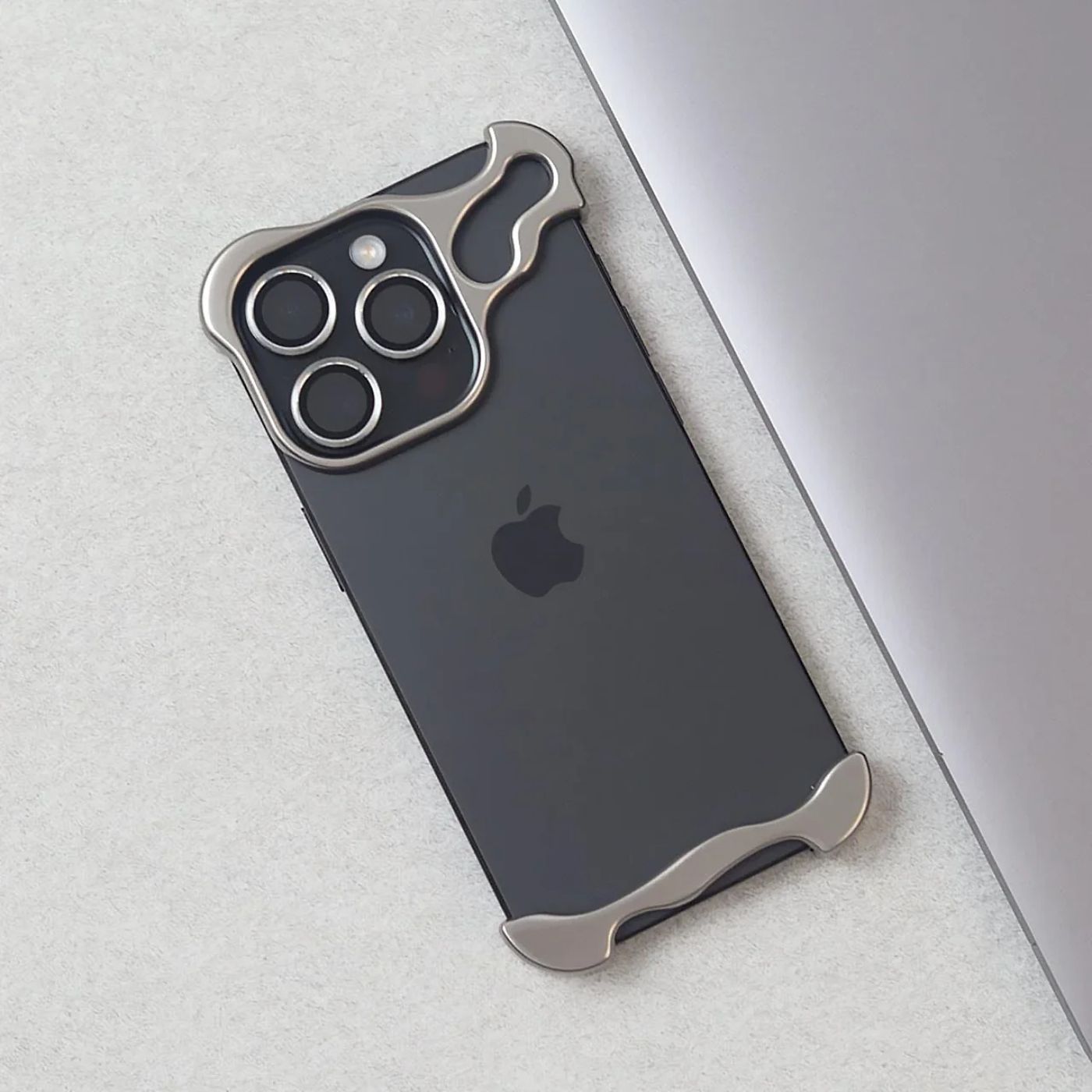 NexTECH® | Bezel-less Shockproof Case with Metallic Protection for iPhone