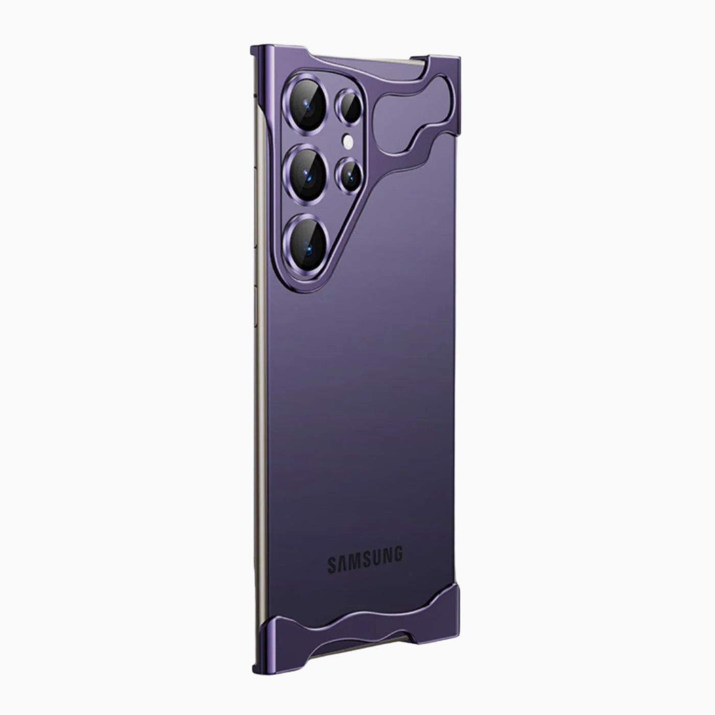 NexTECH® | Bezel-less Anti-Drop Case with Metal Corner Pads for Samsung Galaxy