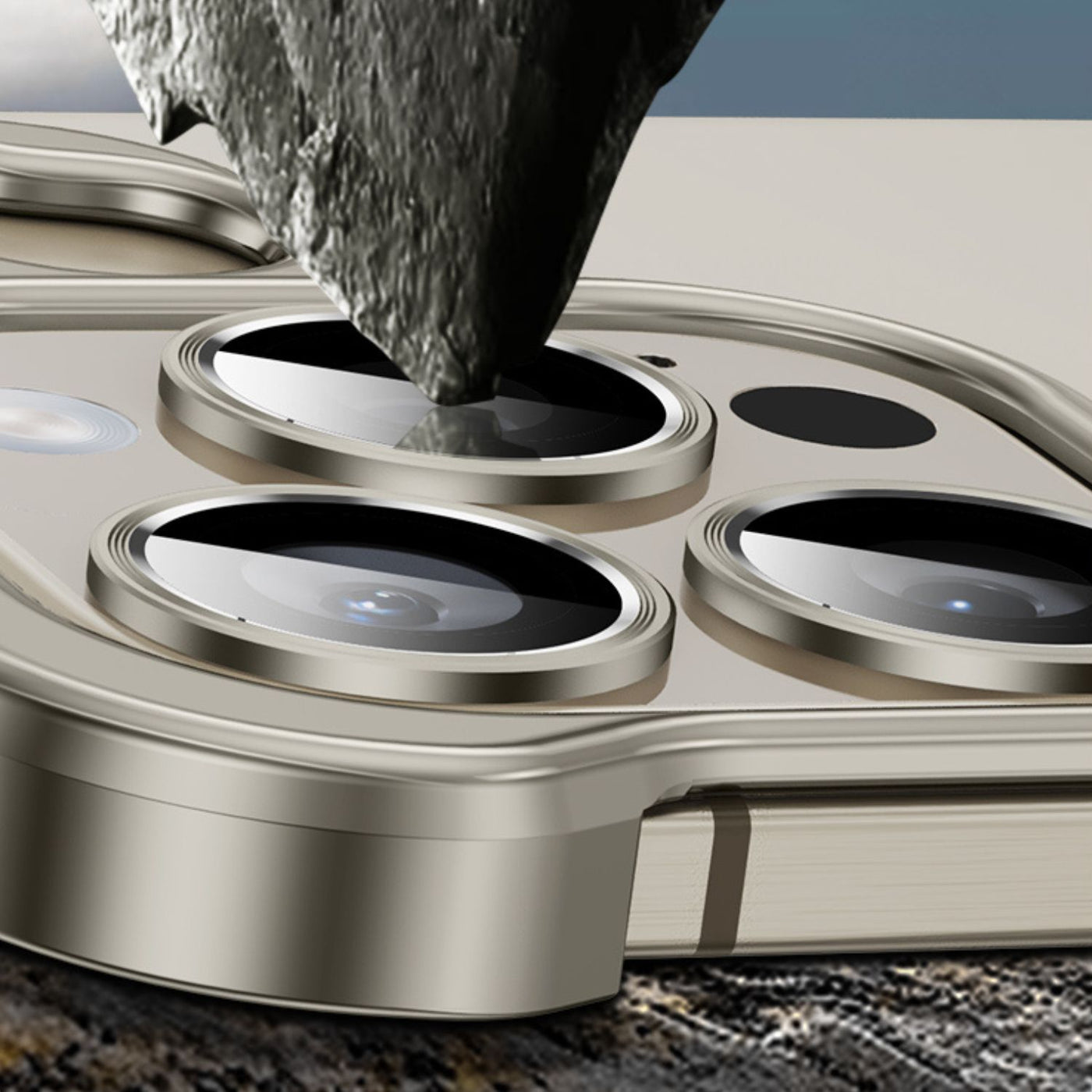 NexTECH® | Bezel-less Shockproof Case with Metallic Protection for iPhone
