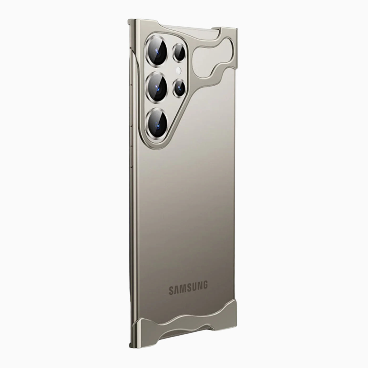 NexTECH® | Bezel-less Anti-Drop Case with Metal Corner Pads for Samsung Galaxy
