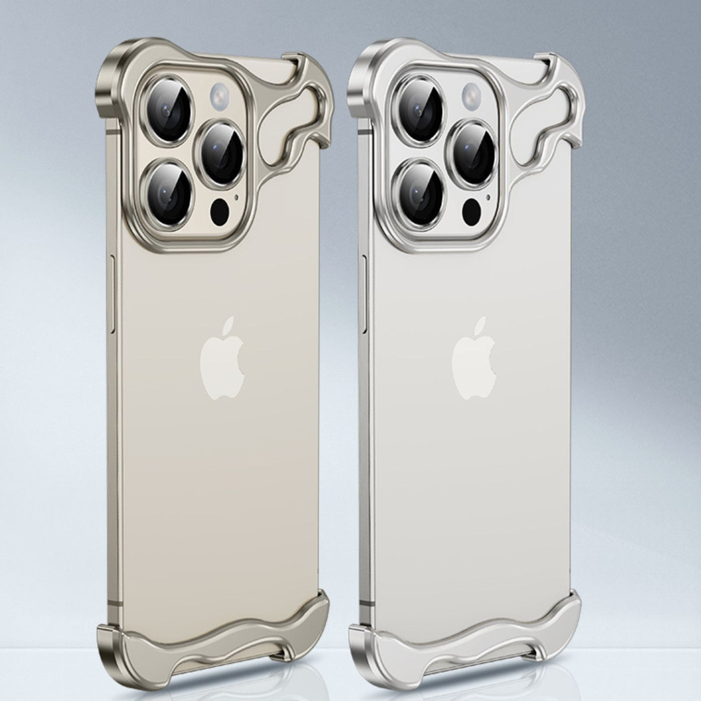 NexTECH® | Bezel-less Shockproof Case with Metallic Protection for iPhone