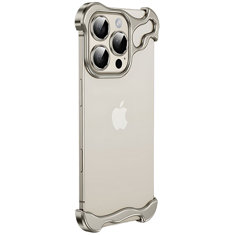 NexTECH® | Bezel-less Shockproof Case with Metallic Protection for iPhone