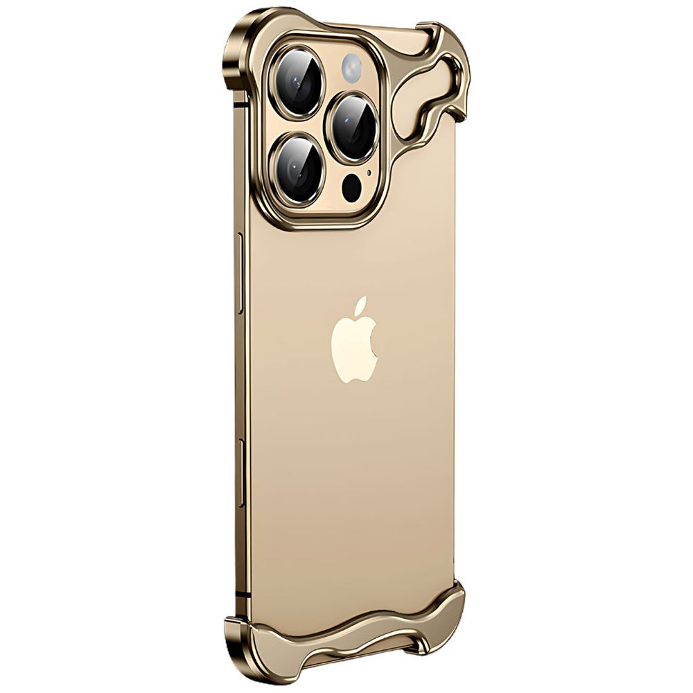 NexTECH® | Bezel-less Shockproof Case with Metallic Protection for iPhone