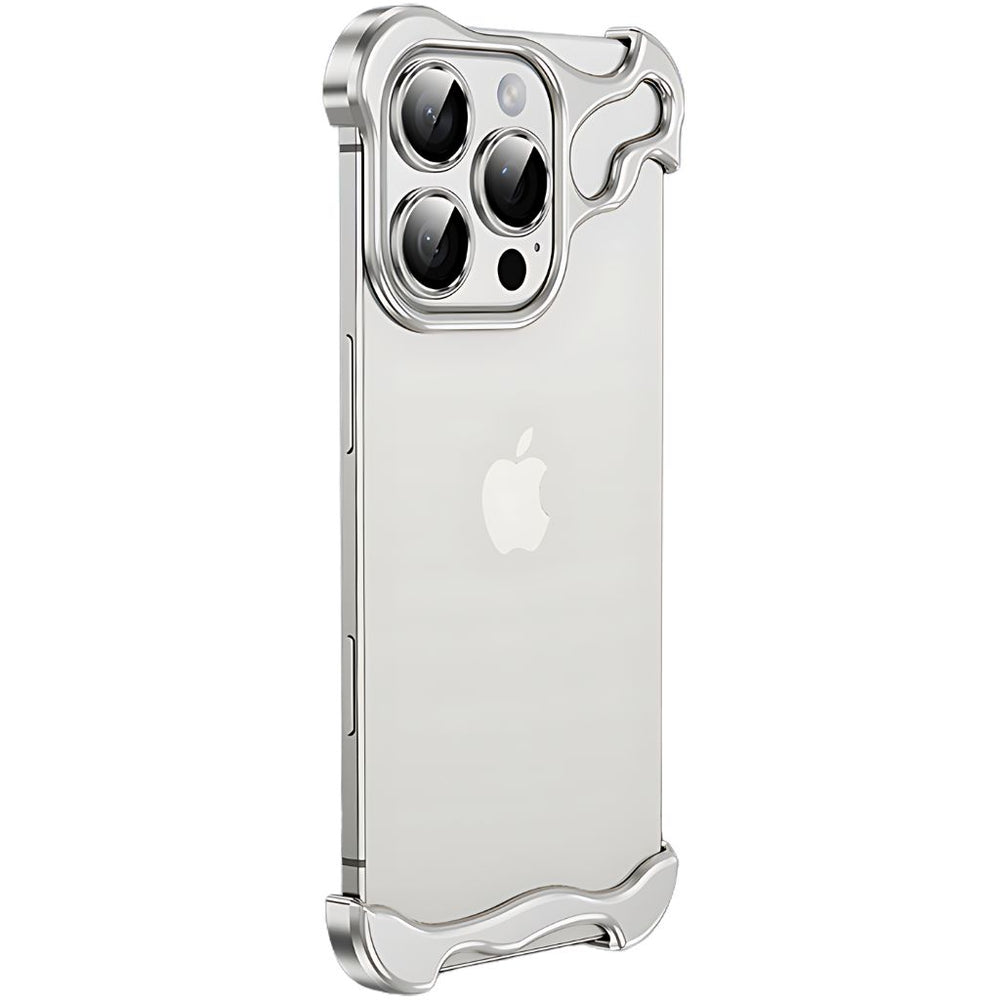 NexTECH® | Bezel-less Shockproof Case with Metallic Protection for iPhone