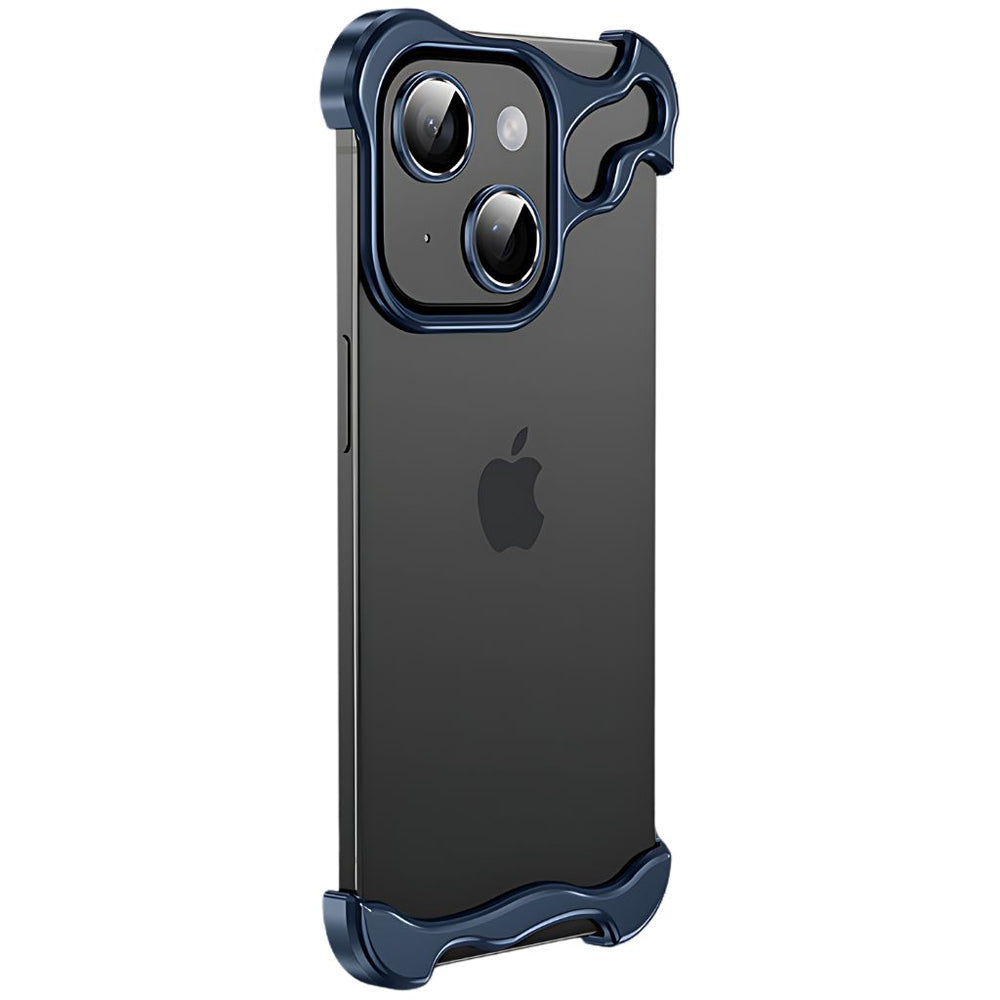 NexTECH® | Bezel-less Shockproof Case with Metallic Protection for iPhone