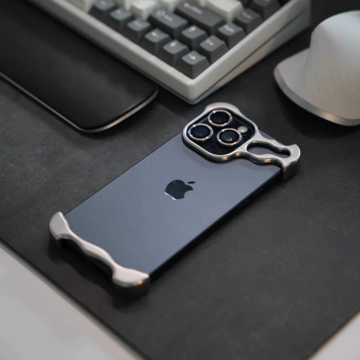 NexTECH® | Bezel-less Shockproof Case with Metallic Protection for iPhone