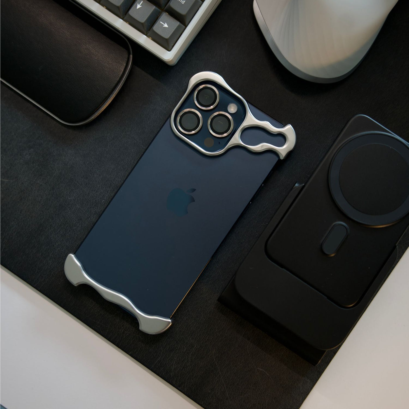 NexTECH® | Bezel-less Shockproof Case with Metallic Protection for iPhone