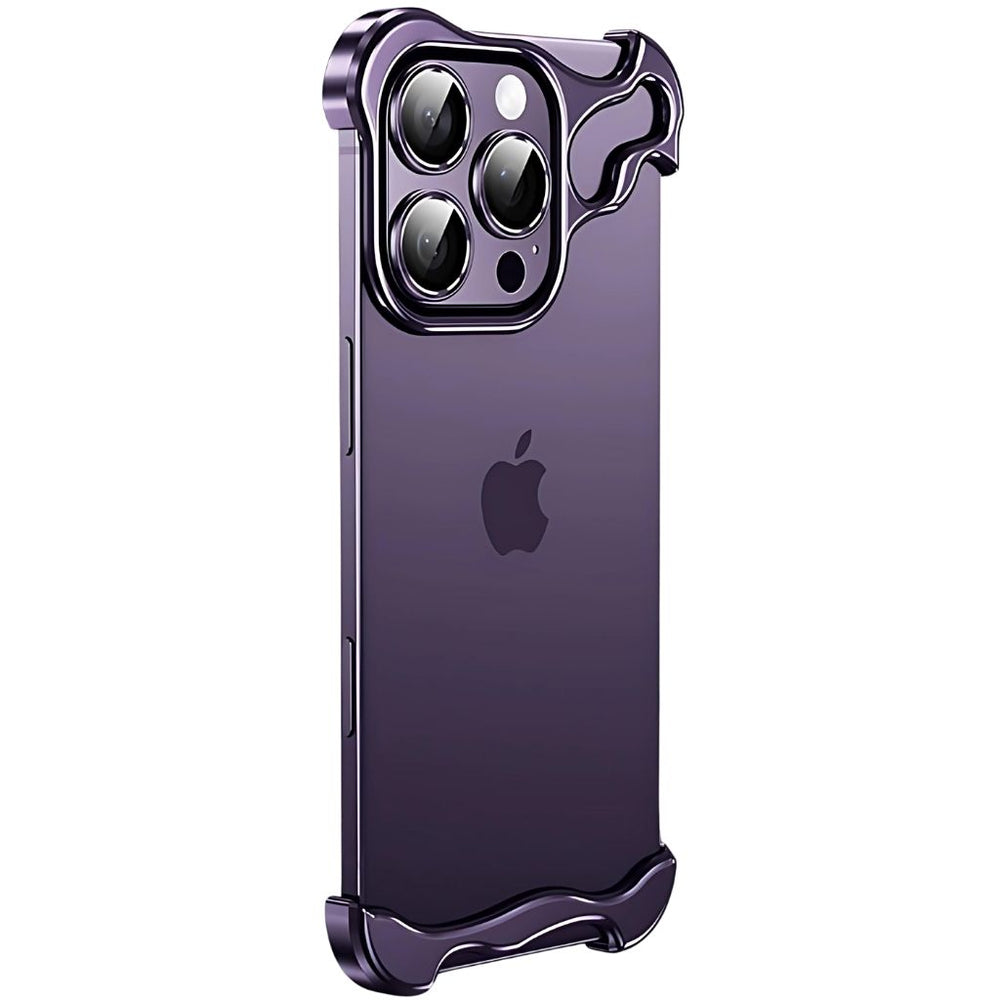 NexTECH® | Bezel-less Shockproof Case with Metallic Protection for iPhone