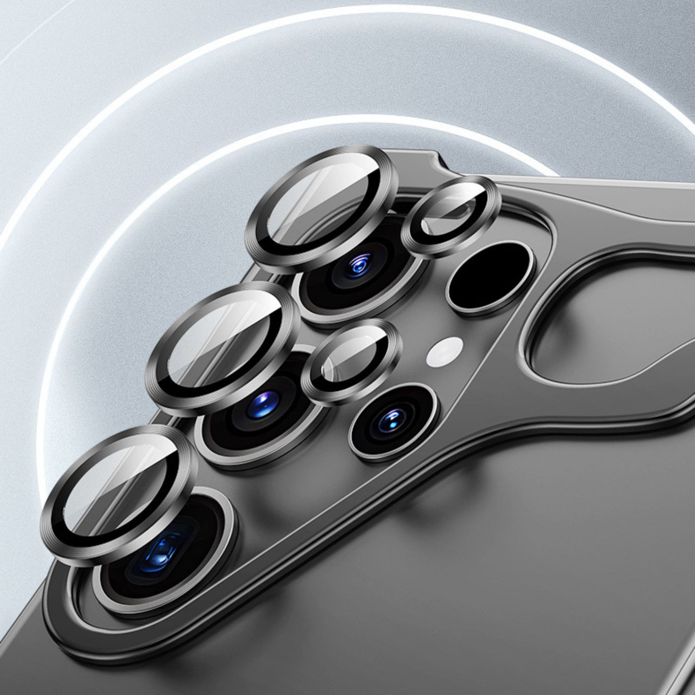 NexTECH® | Bezel-less Anti-Drop Case with Metal Corner Pads for Samsung Galaxy