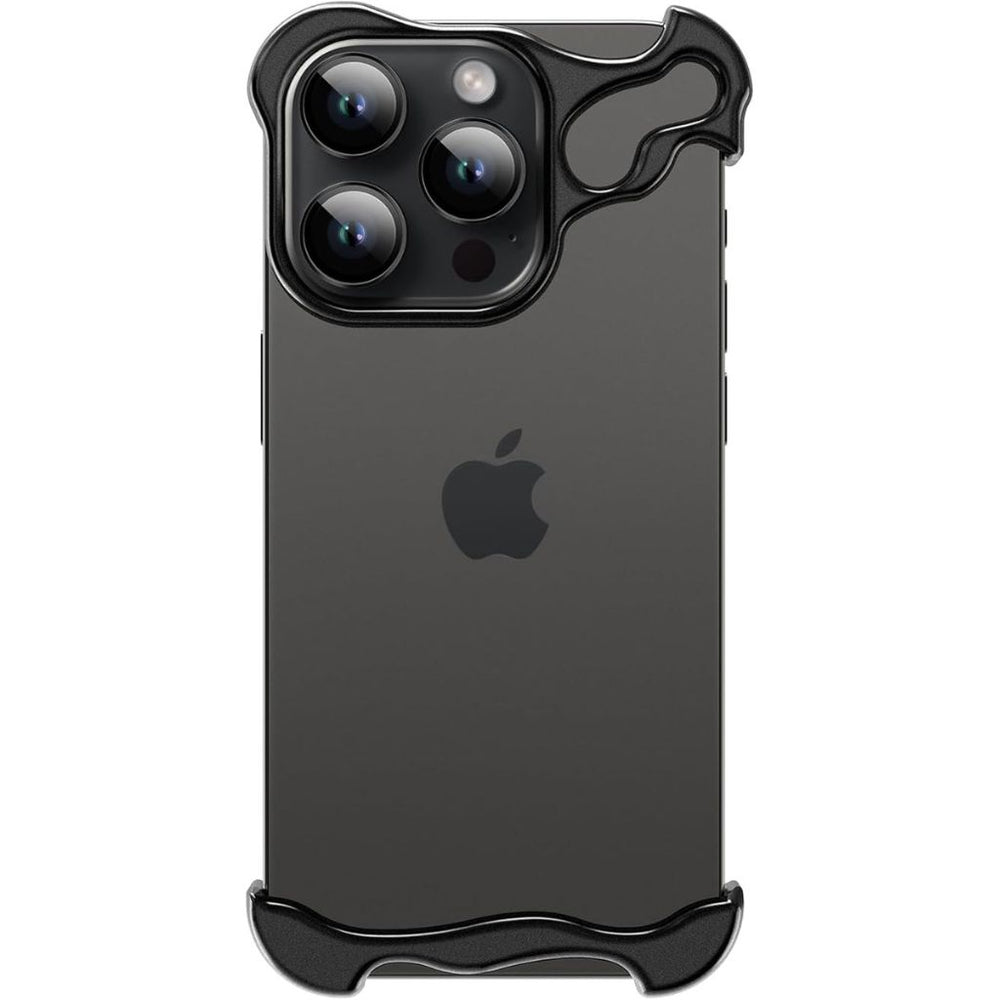 NexTECH® | Etui odporne na wstrząsy bez ramki z metalową ochroną do iPhone'a