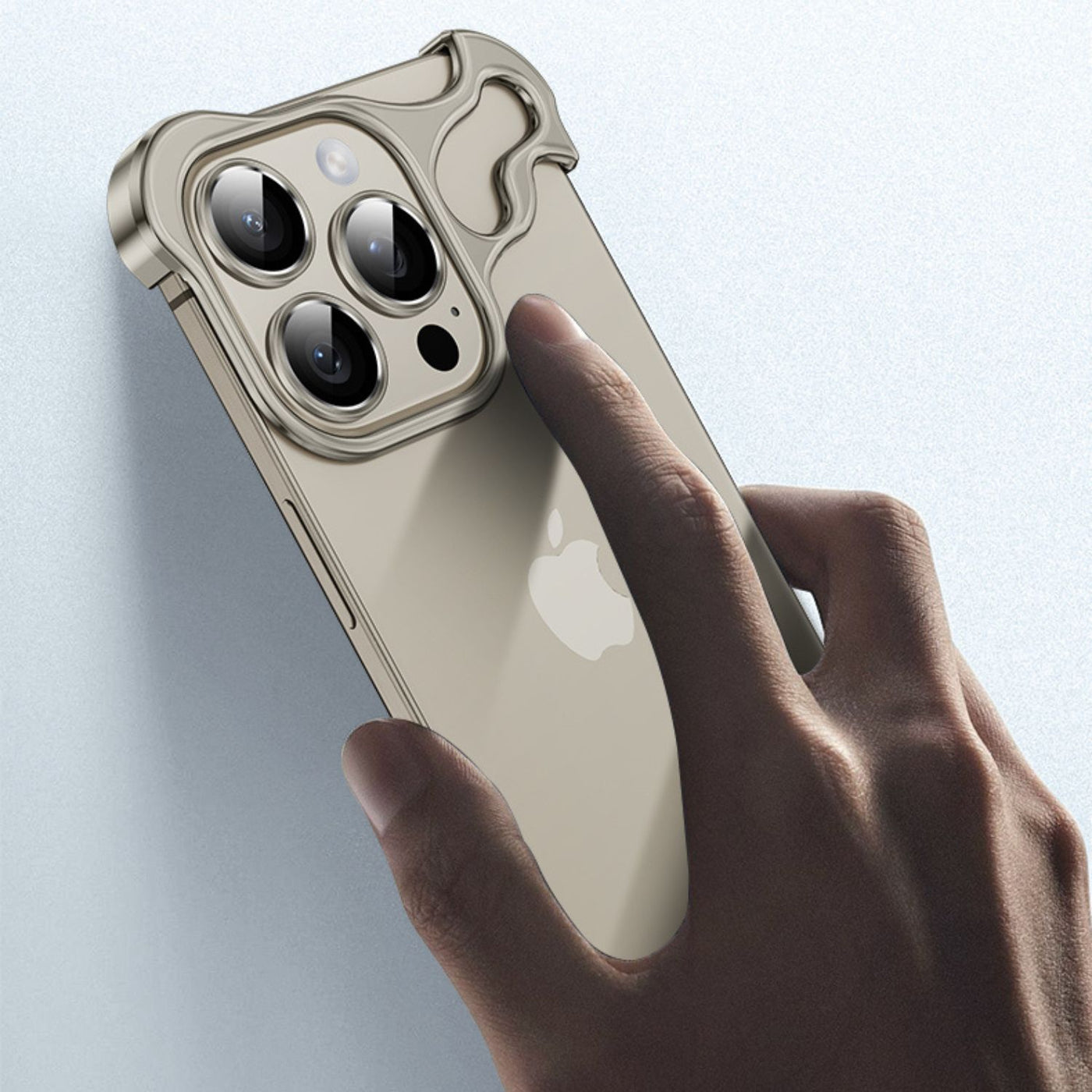 NexTECH® | Bezel-less Shockproof Case with Metallic Protection for iPhone
