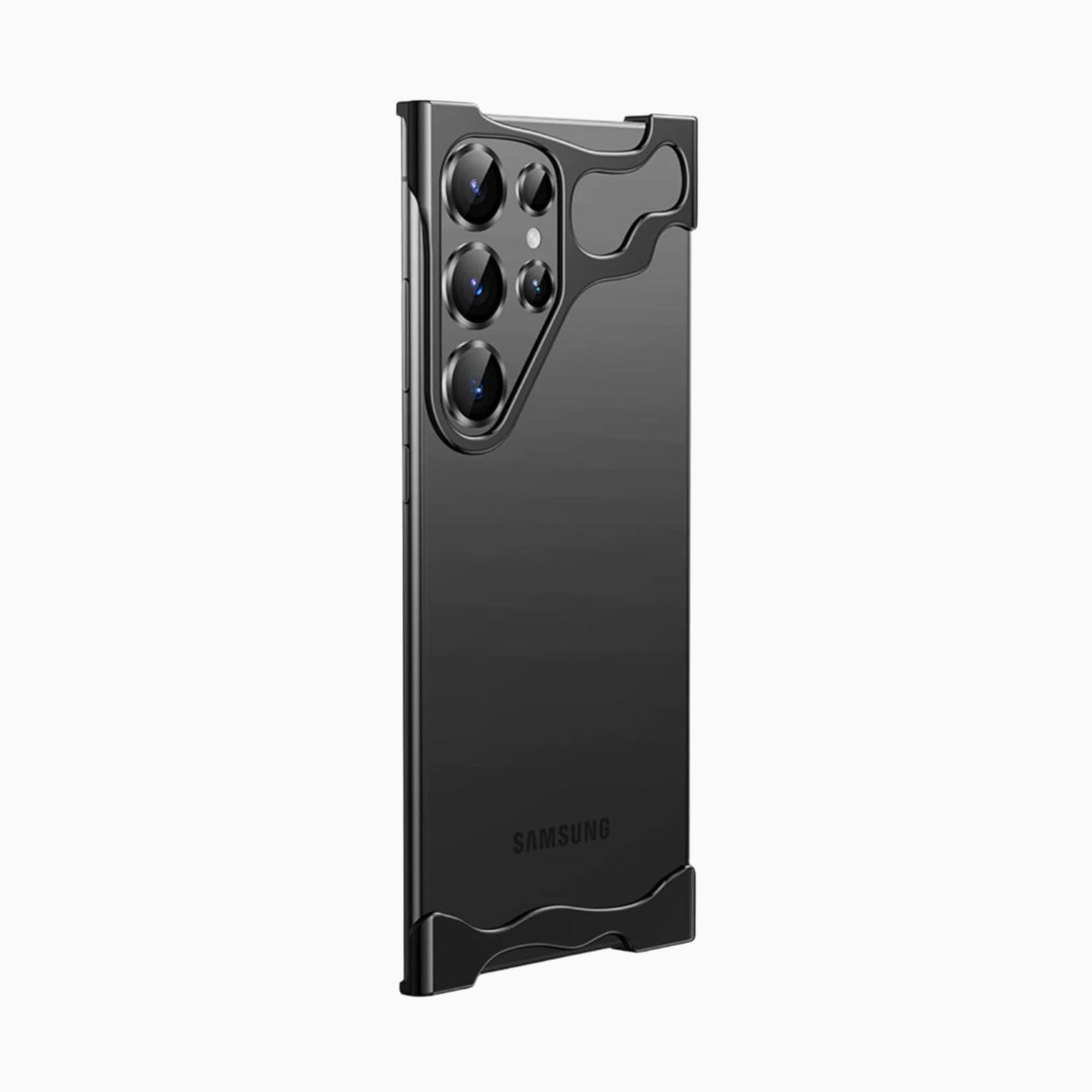 NexTECH® | Bezel-less Anti-Drop Case with Metal Corner Pads for Samsung Galaxy
