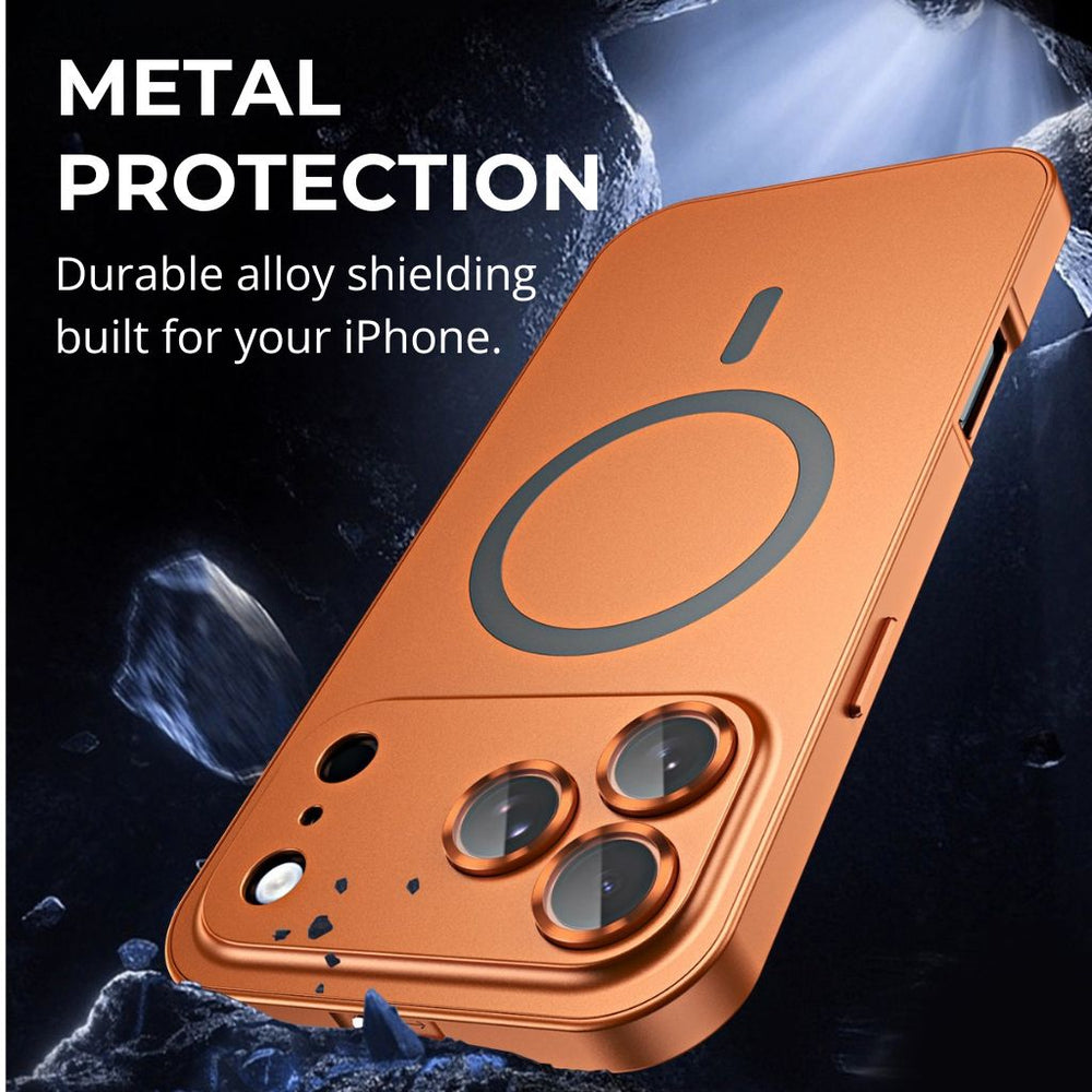 NexTECH® | Magnetic Metal Frame Shockproof Full-Cover Case for iPhone