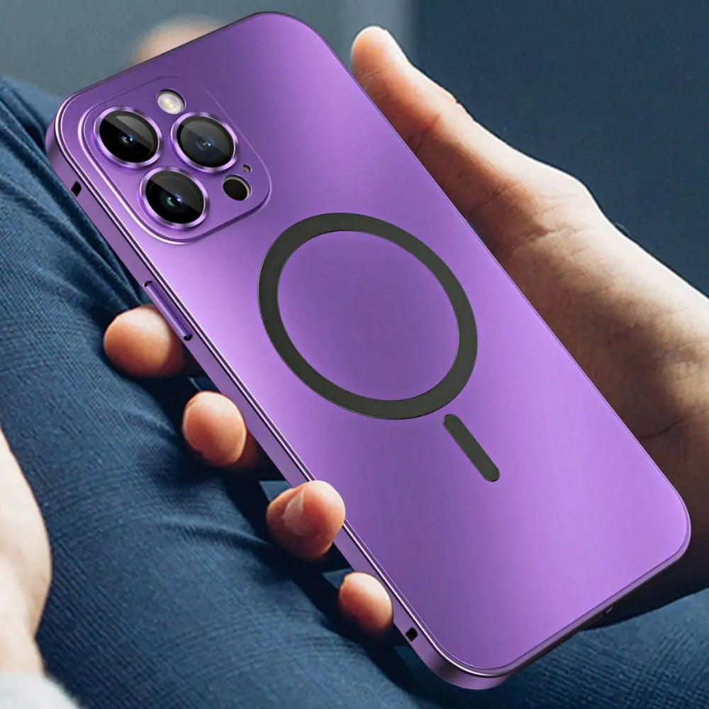 NexTECH® | Magnetic Metal Frame Shockproof Full-Cover Case for iPhone