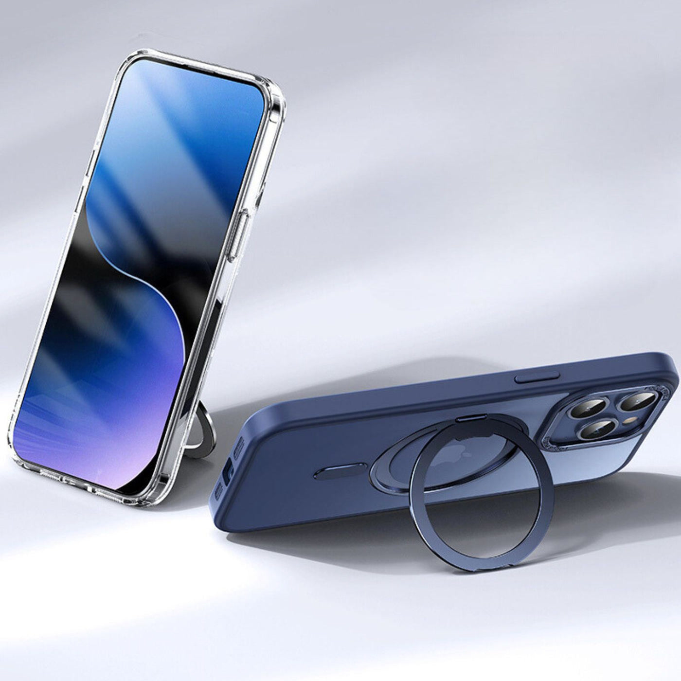 NexTECH® | Magnetic Protective Case with Rotating Stand for iPhone 17 Series