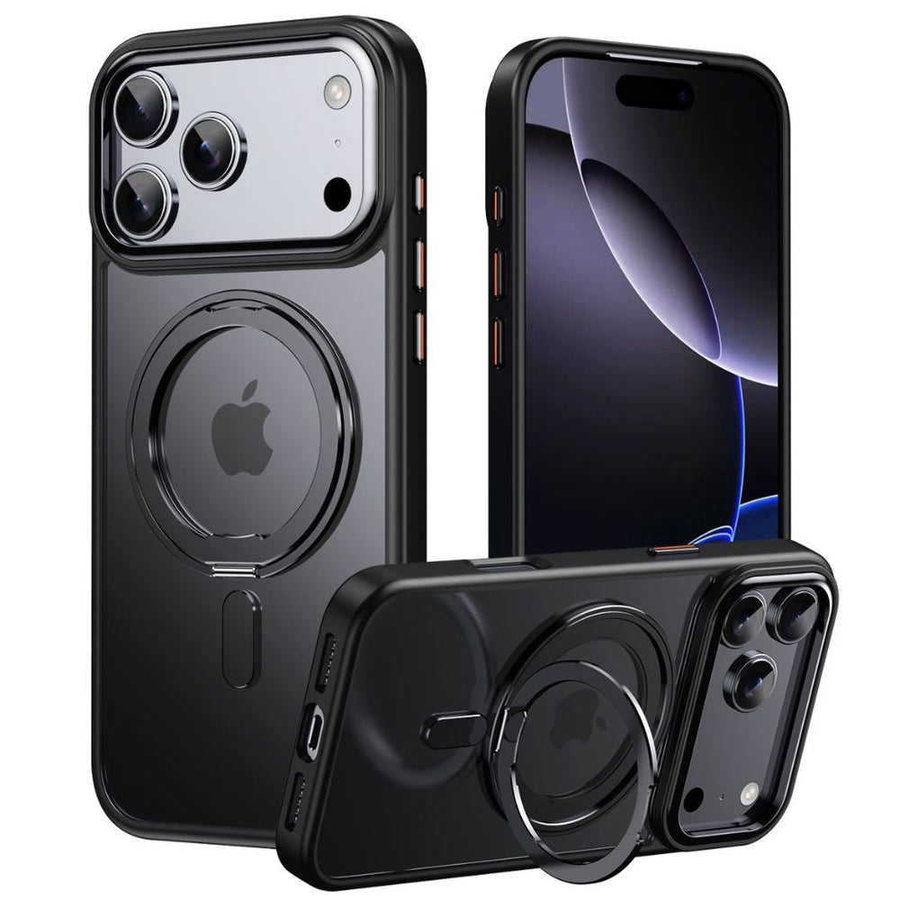 NexTECH® | Magnetic Protective Case with Rotating Stand for iPhone 17 Series