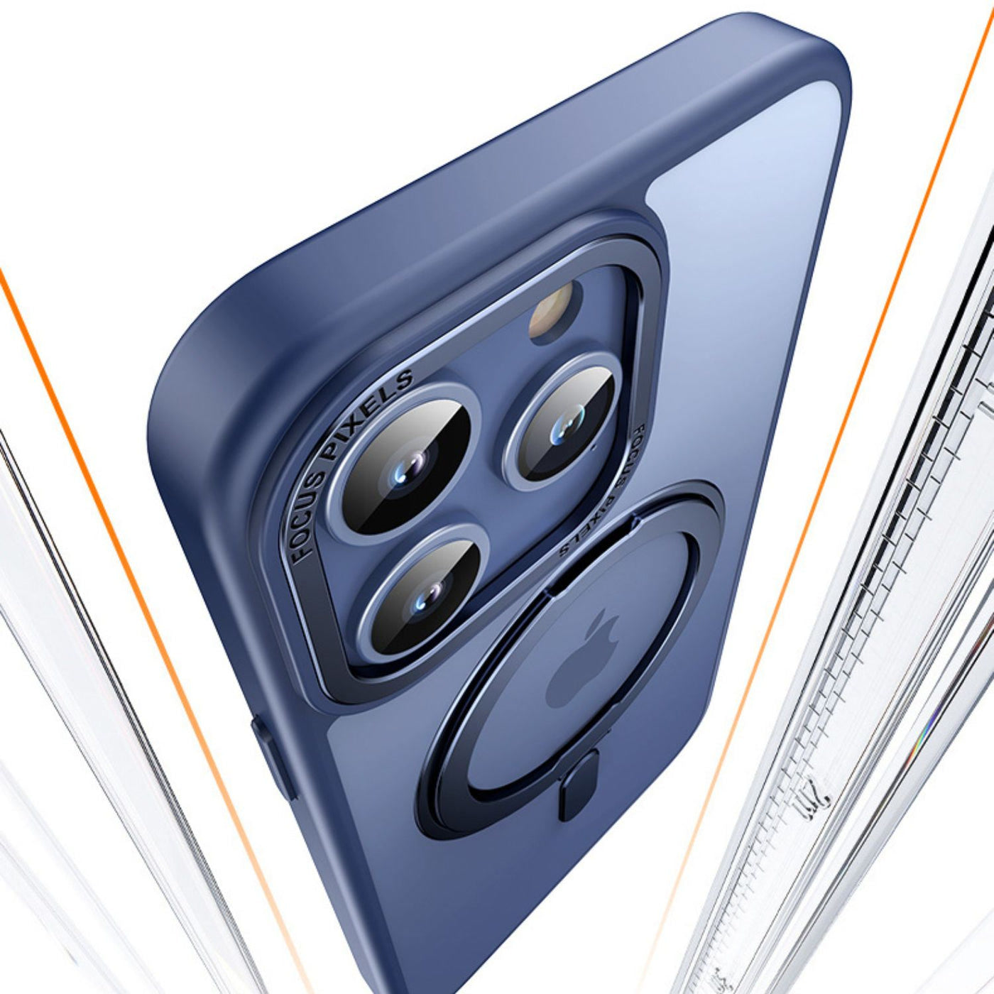 NexTECH® | Magnetic Protective Case with Rotating Stand for iPhone 17 Series
