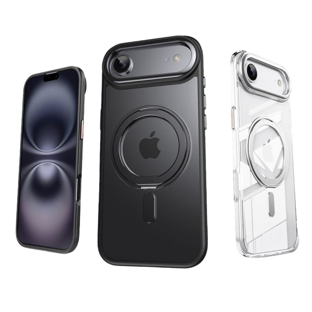 NexTECH® | Magnetic Protective Case with Rotating Stand for iPhone 17 Series