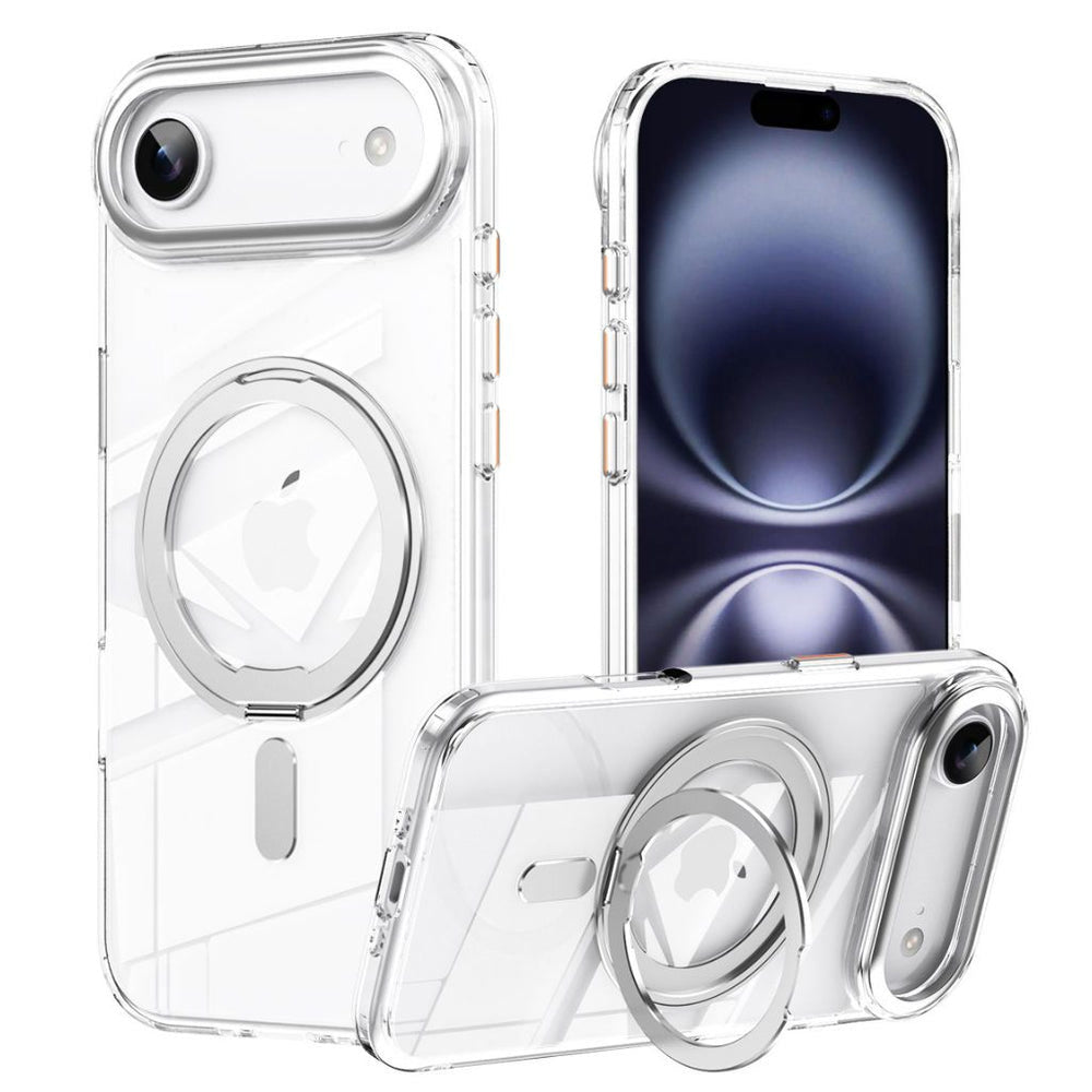 NexTECH® | Magnetic Protective Case with Rotating Stand for iPhone 17 Series