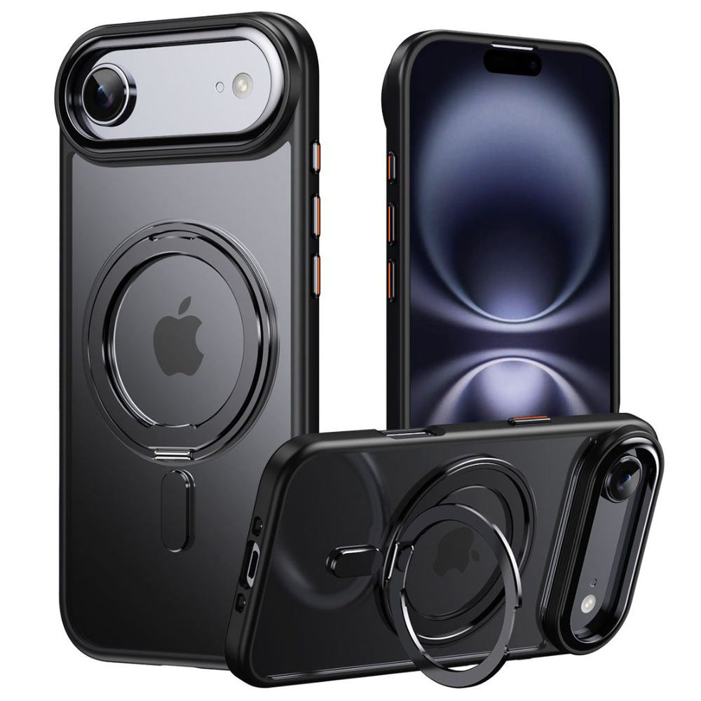 NexTECH® | Magnetic Protective Case with Rotating Stand for iPhone 17 Series