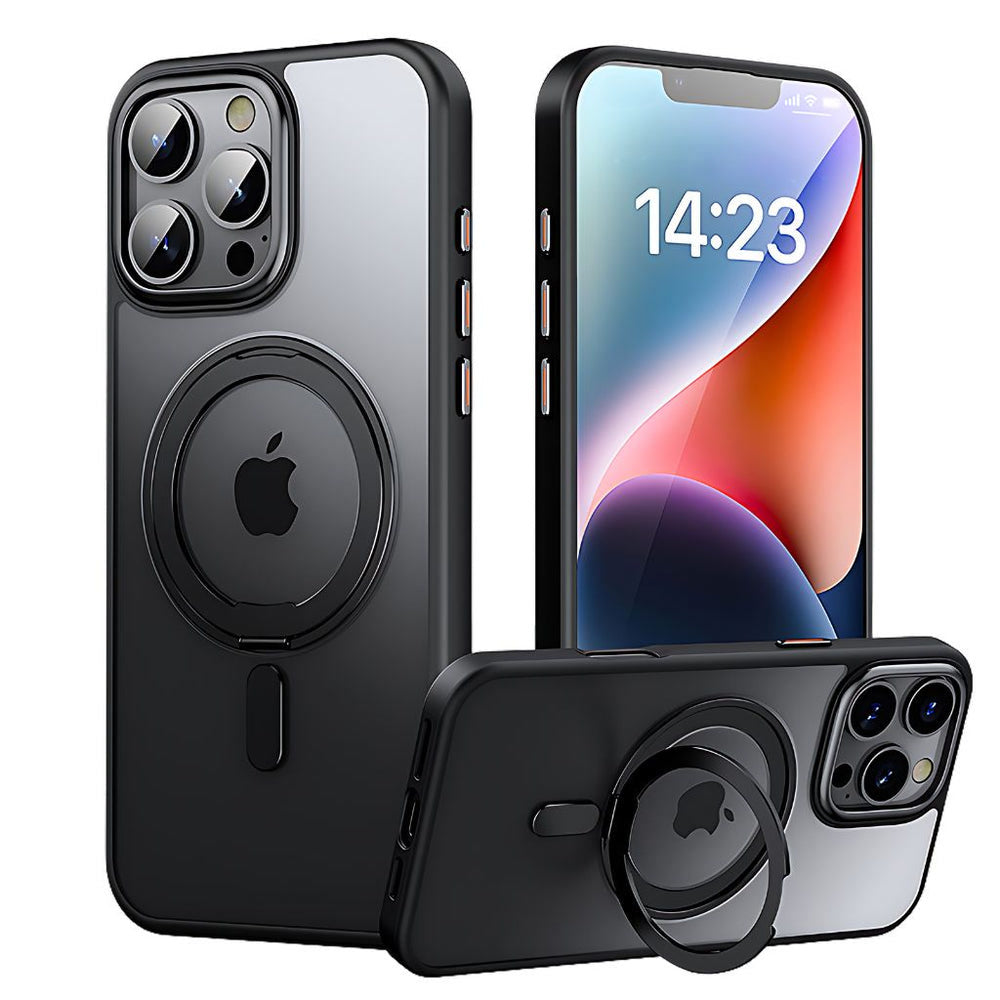 NexTECH® | Magnetic Protective Case with Rotating Stand for iPhone 17 Series