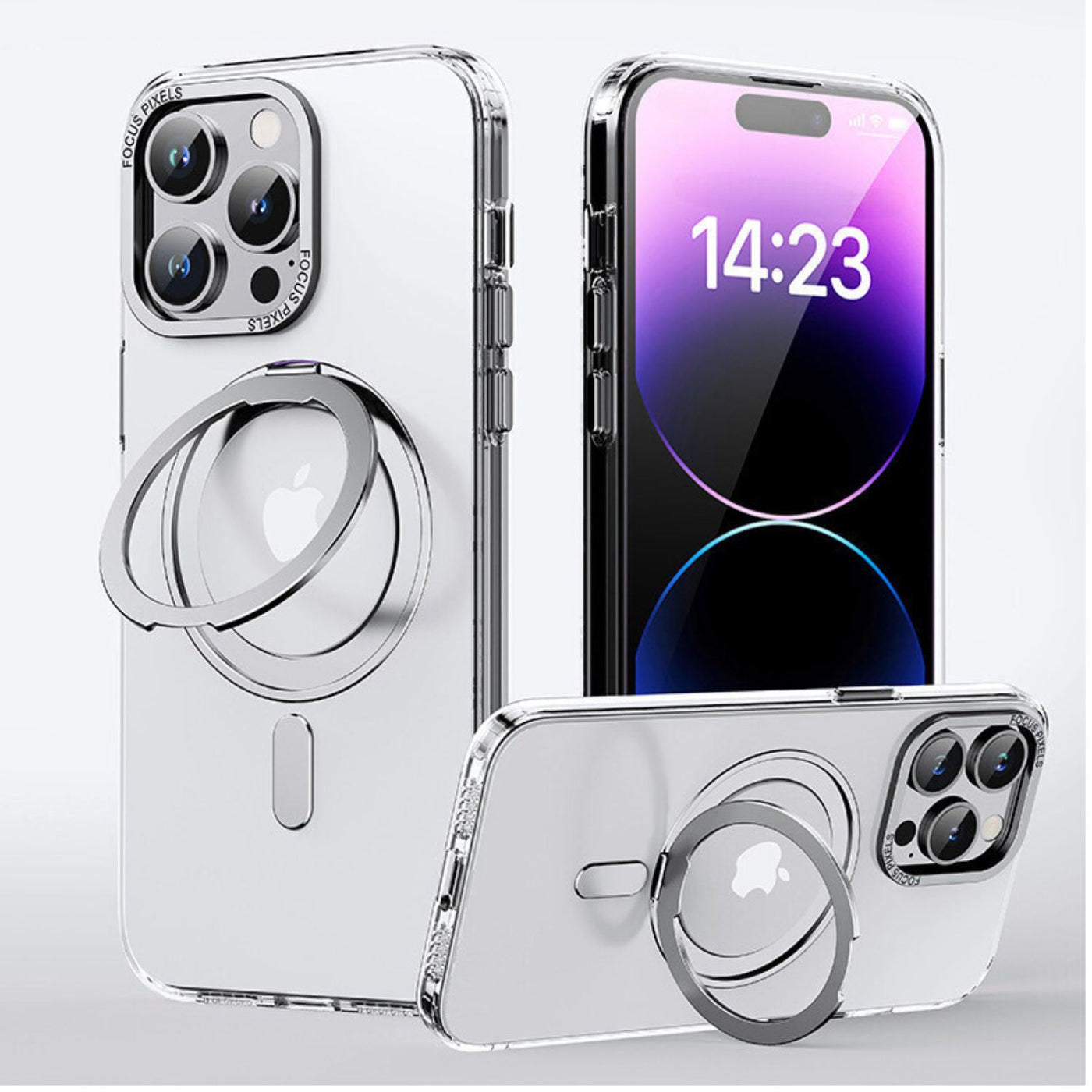 NexTECH® | Magnetic Protective Case with Rotating Stand for iPhone 17 Series