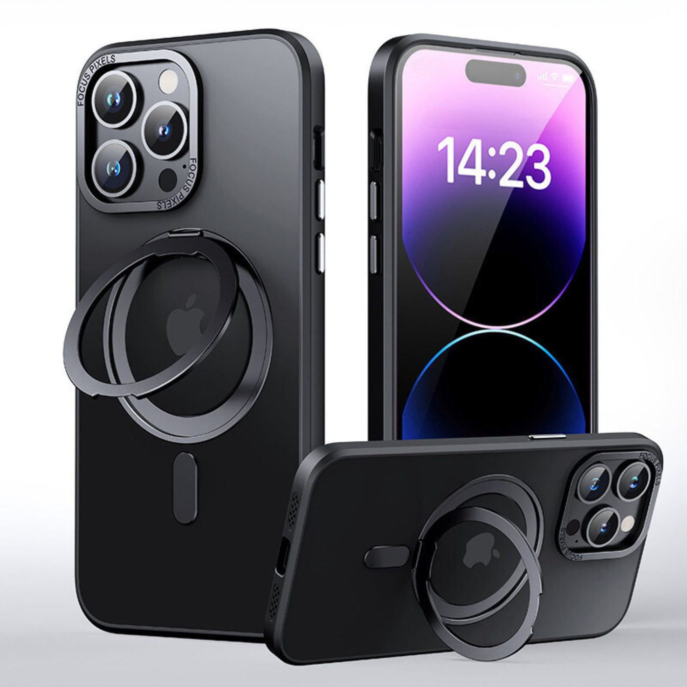 NexTECH® | Magnetic Protective Case with Rotating Stand for iPhone 17 Series
