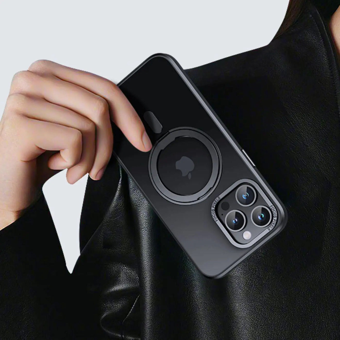NexTECH® | Magnetic Protective Case with Rotating Stand for iPhone 17 Series