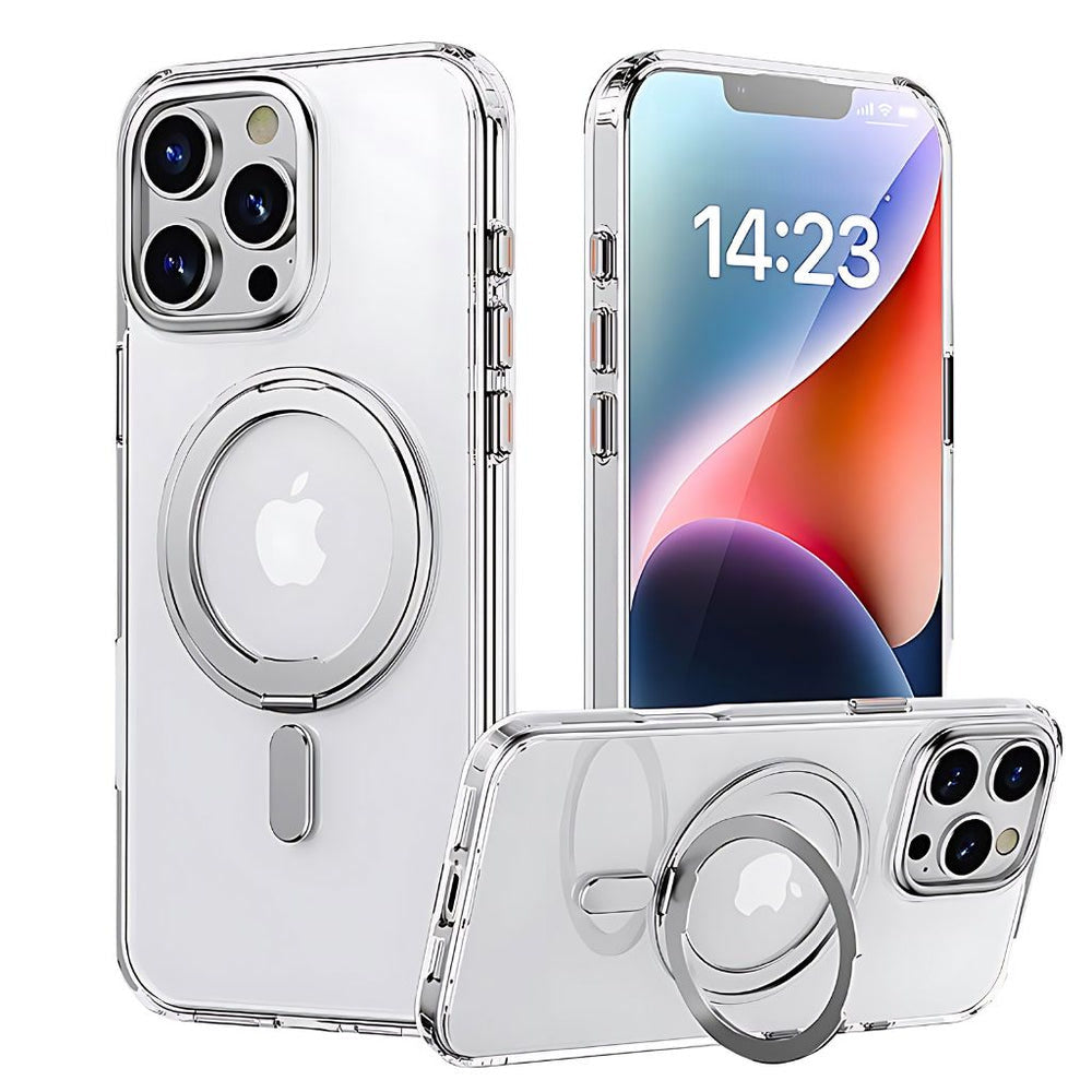 NexTECH® | Magnetic Protective Case with Rotating Stand for iPhone 17 Series