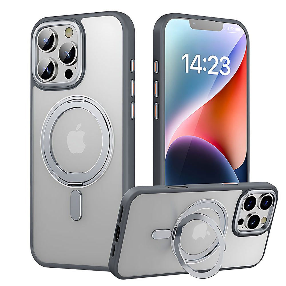 NexTECH® | Magnetic Protective Case with Rotating Stand for iPhone 17 Series