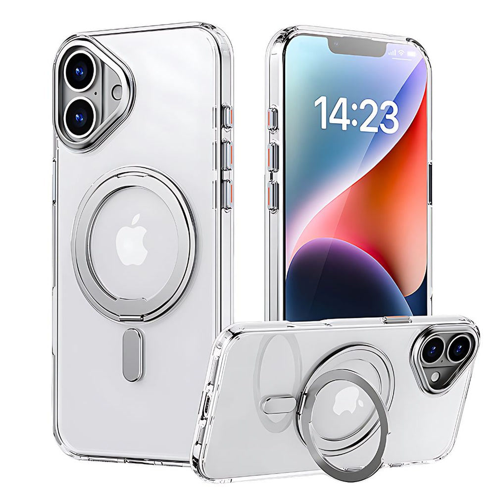 NexTECH® | Magnetic Protective Case with Rotating Stand for iPhone 17 Series
