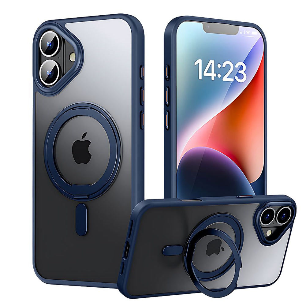 NexTECH® | Magnetic Protective Case with Rotating Stand for iPhone 17 Series