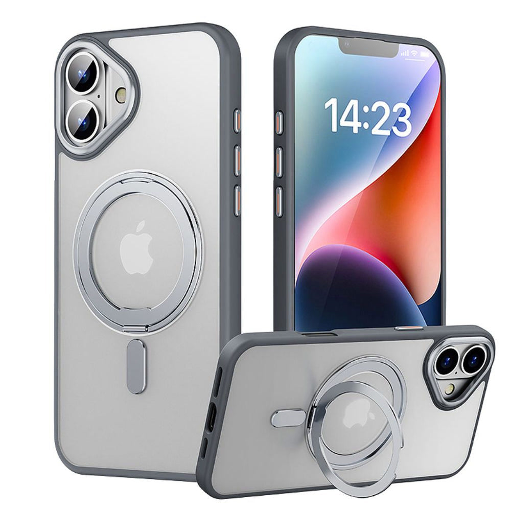 NexTECH® | Magnetic Protective Case with Rotating Stand for iPhone 17 Series